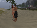 Dating a friend on the beach by a warm night